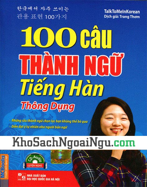 Sách 100 câu thành ngữ tiếng Hàn thông dụng